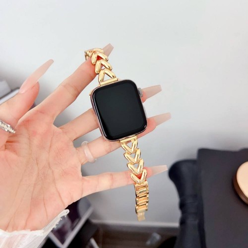 Metal V-Shape Slim Band for Apple Watch: Sleek, Stylish, and Professional